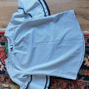 KONTROL S B+W STRIPED TOP